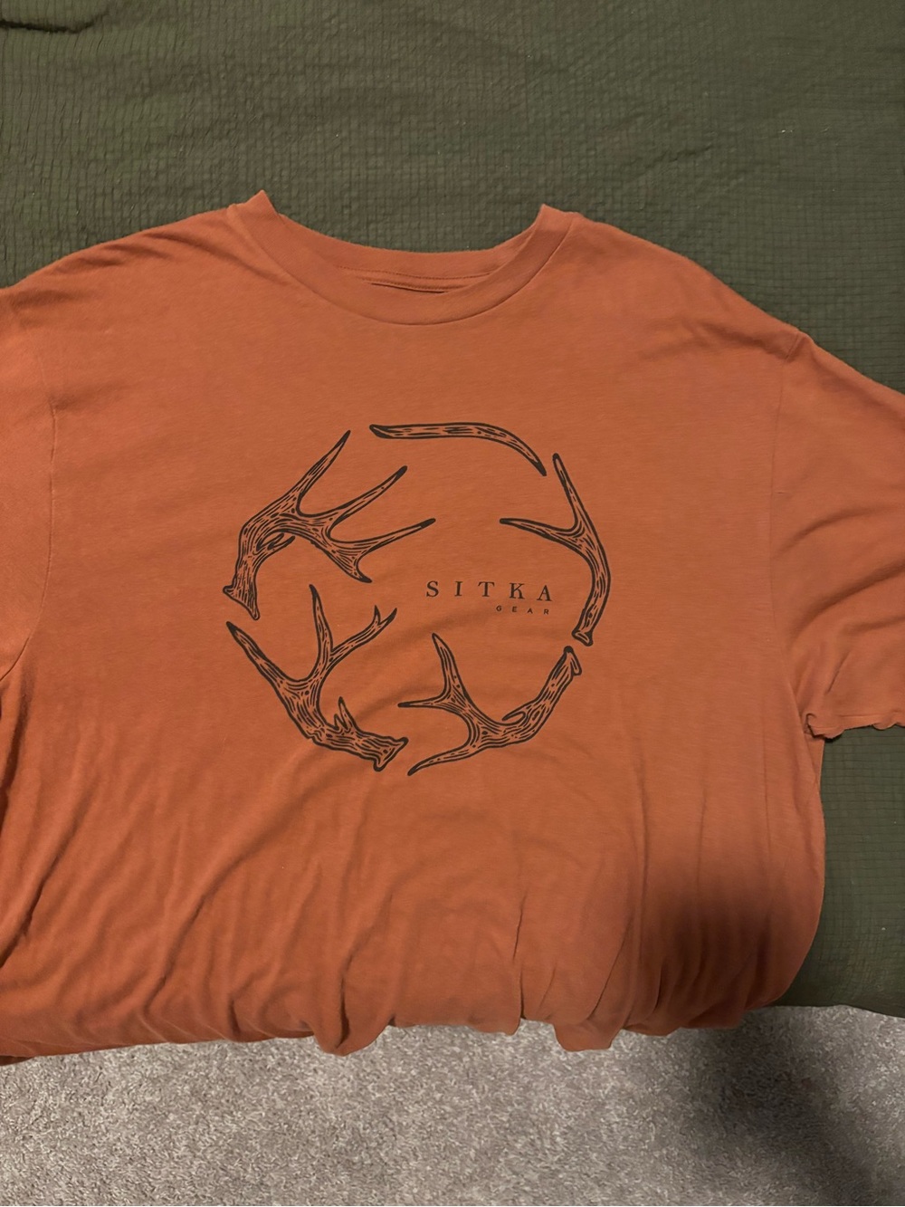 Sitka Gear Antler Graphic Tee - Orange